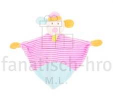 Topolino Schmusetuch Maus rosa gestreift Baby Kuscheltuch Ernsting's family