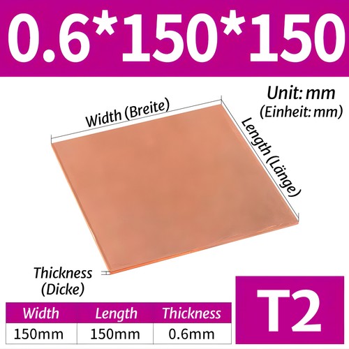 Kupferplatte 3mm 5mm 0 - kupferplatte, 0,3mm