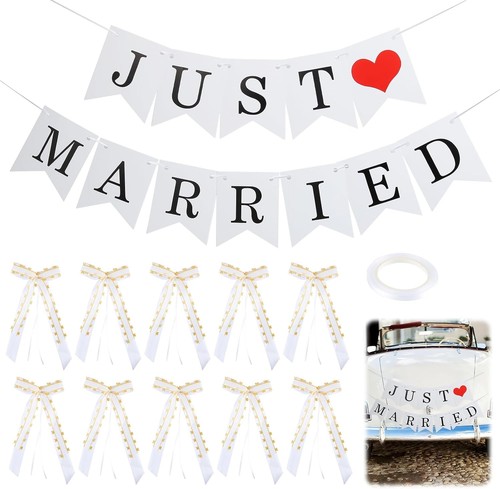 Just married girlande - girlande,, deko