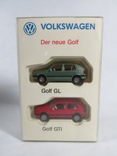 WIKING Volkswagen Der neue Golf 2 Stück in OVP Golf GL und Golf GTI