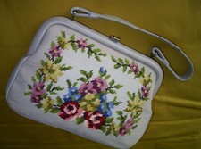 Gobelin-Handtasche, kurzer