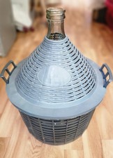 Glasballon mit Korb 20 Liter.