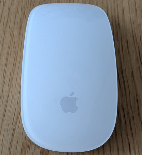 White apple magic mouse - magic, in