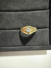 Diamant ring 585 gold - 14, karat