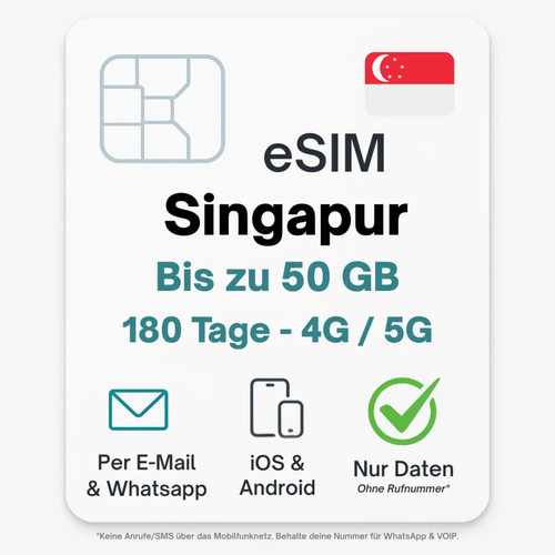 Singapur esim datentarif - esim,