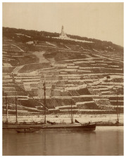 Deutschland, Rüdesheim am Rhein, Niederwald-Nationaldenkma Vintage Print, Tir