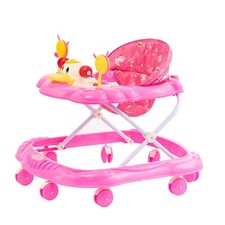 Babywalker Lauflernhilfe mit Spielset Laufernwagen Baby RASSEL ROSE
