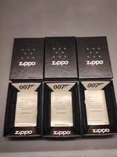 3x Zippo Schachteln: 007 (James Bond), nur LEERBOXEN / Verpackung / Empty Box