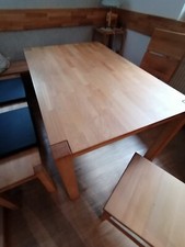 sitzgruppe esszimmer Buche massiv 
