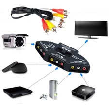 Fosmon 3-Port Rca Av Composite