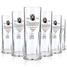 6x Stauder Bier Glas