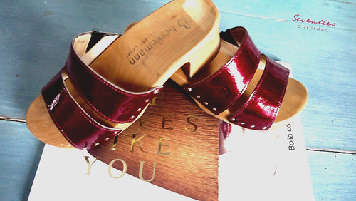 Berkemann retro holz clogs - berkemann,