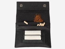 Tabaktasche echtleder schwarz - tabaktasche,