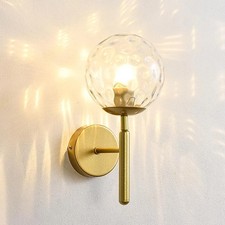 LED Wandlampe Innen Rund Glas