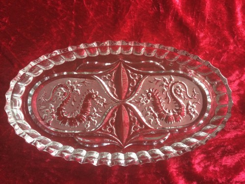 Glasschale schale glas - , oval