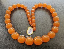 85 Gr. ANTIKE BERNSTEINKETTE HALSKETTE AMBER NECKLACE  GESCHENKIDEE - K-1