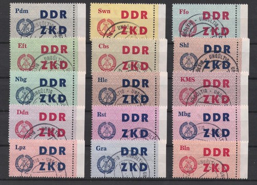 Ddr dienstmarken zkd - ddr,
