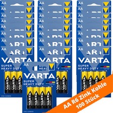 100 x Varta AA R6 Batterien