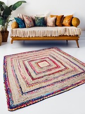 Quadrat Teppich Flechtteppiche