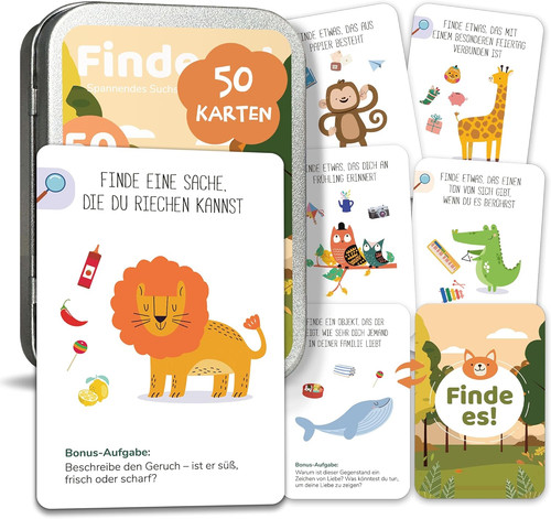 Entdeckerkarten kinder - 50,