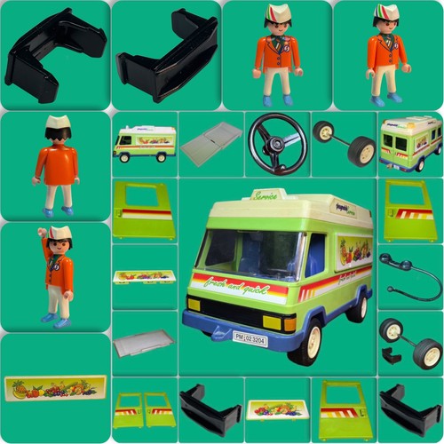Playmobil lieferwagen 3204 - ,