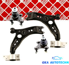 2x FEBI Querlenker + Traggelenk Satz Vorne für VW CC PASSAT B7 TIGUAN 5N