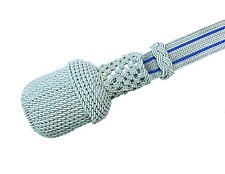 Silber Portepee mit blau