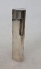 Elegantes Maruman Roller-Feuerzeug Gas Silverplated um1970 - TOPZUSTAND (110040)