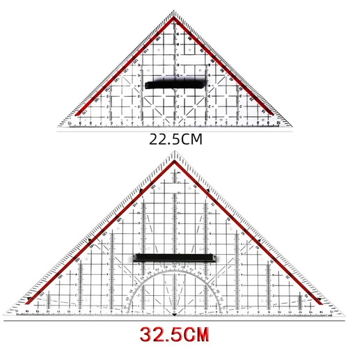 Dreiecklineal kunststoff - dreiecklineal,
