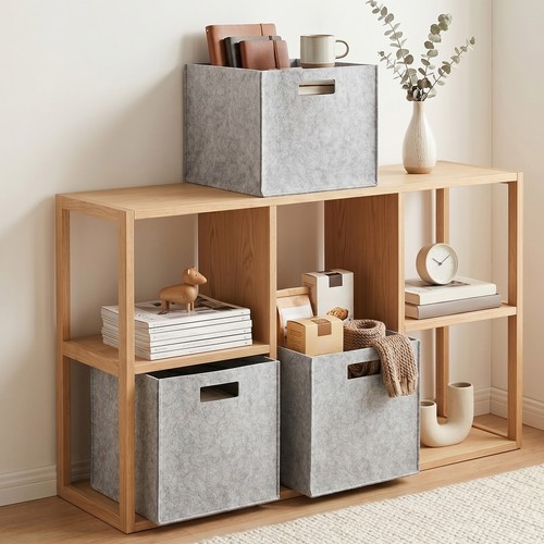 Filz aufbewahrungsbox 3er - filz-aufbewahrungsbox, 3er-set