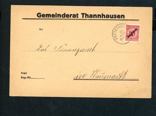Deutsches reich dienstbrief - deutsches,