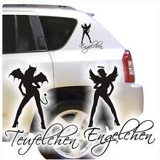 Engel Teufel  Autoaufkleber Sticker Auto Aufkleber Engelchen Teufelchen A2021