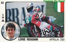 052 LORIS REGGIANI APRILLIA 250 MOTO STICKER SUPERSPORT 1988 PANINI SELTEN & NEU