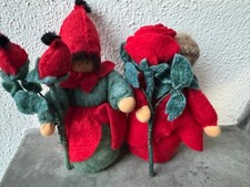 2 x FilzFigur stehend,  Puppe