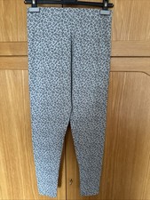 Esmara Leggings Leoprint grau Gr M