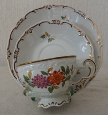 Sammeltasse Kaffeegedeck PGH Kunsthandwerk handgemalt DDR geblümt K15