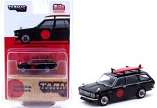 DATSUN 510 Wagon wirh Surfboard  - black - TARMAC 1:64