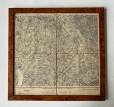 Landkarte 1892 Königreich Preussen Ückermünde Randow Prenzlau Angermünde Antik