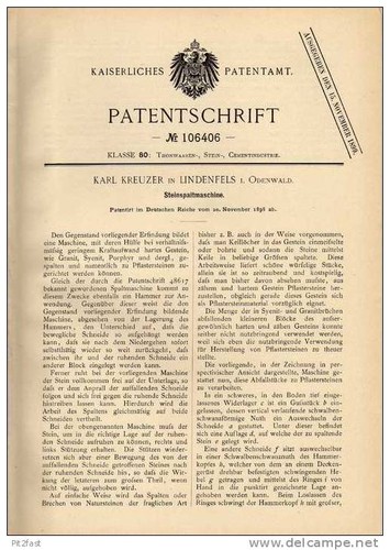 Original patentschrift k - original,