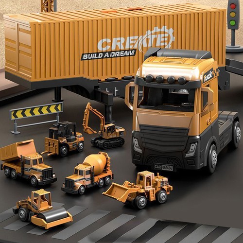 Faltbarer baustellen lkw - faltbarer, baustellen-lkw