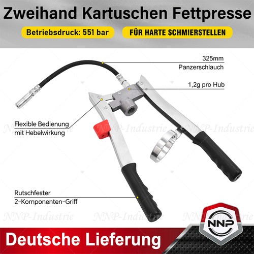 Zweihand-Kartuschen-Fettpresse
