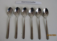 WMF BOSTON SET 6 STÜCK ESPRESSOLÖFFEL MOKKALÖFFEL EDELSTAHL POLIERT