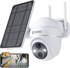 YESKAMO 360° Wireless Outdoor Solar PTZ IP Kamera PIR Bewegungserkennung Nachtsicht