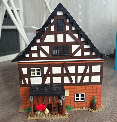 Große fachwerkscheune set - fachwerkscheune, (set