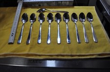 5 Kaffee-Löffel,  davon Hepp Premium 18/10  T12  L: ca: 13,2 cm