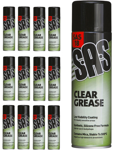 Sas clear grease spray - 12,