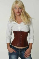 Korsett Corsage Braun