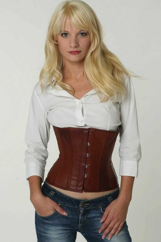 Korsett corsage braun - corsage,