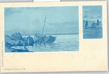 50781218 - Fischer im Hafen Segelboot