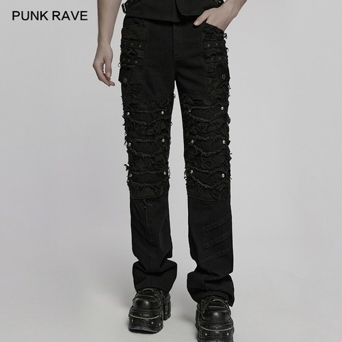 Punk rave men black gothic - rave,